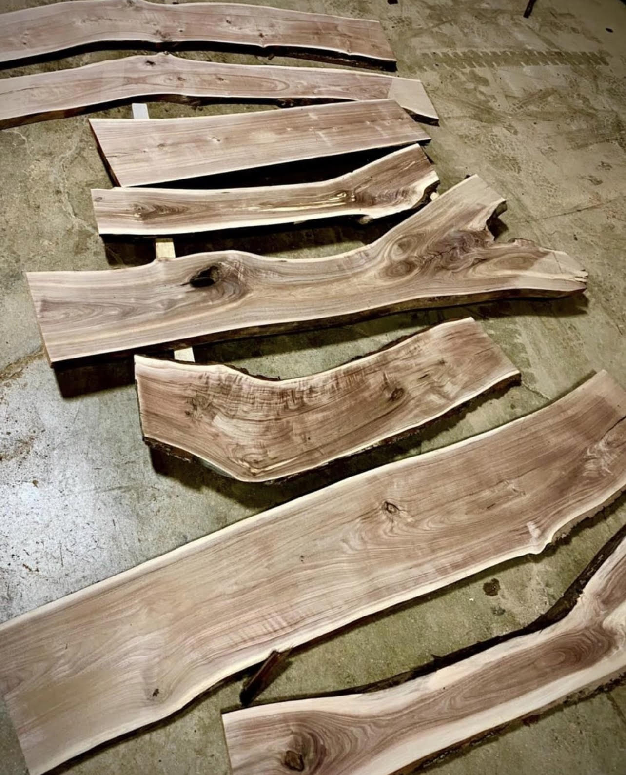 Dakota Timber Company | Black Walnut Live Edge Slabs | Lumber Sales