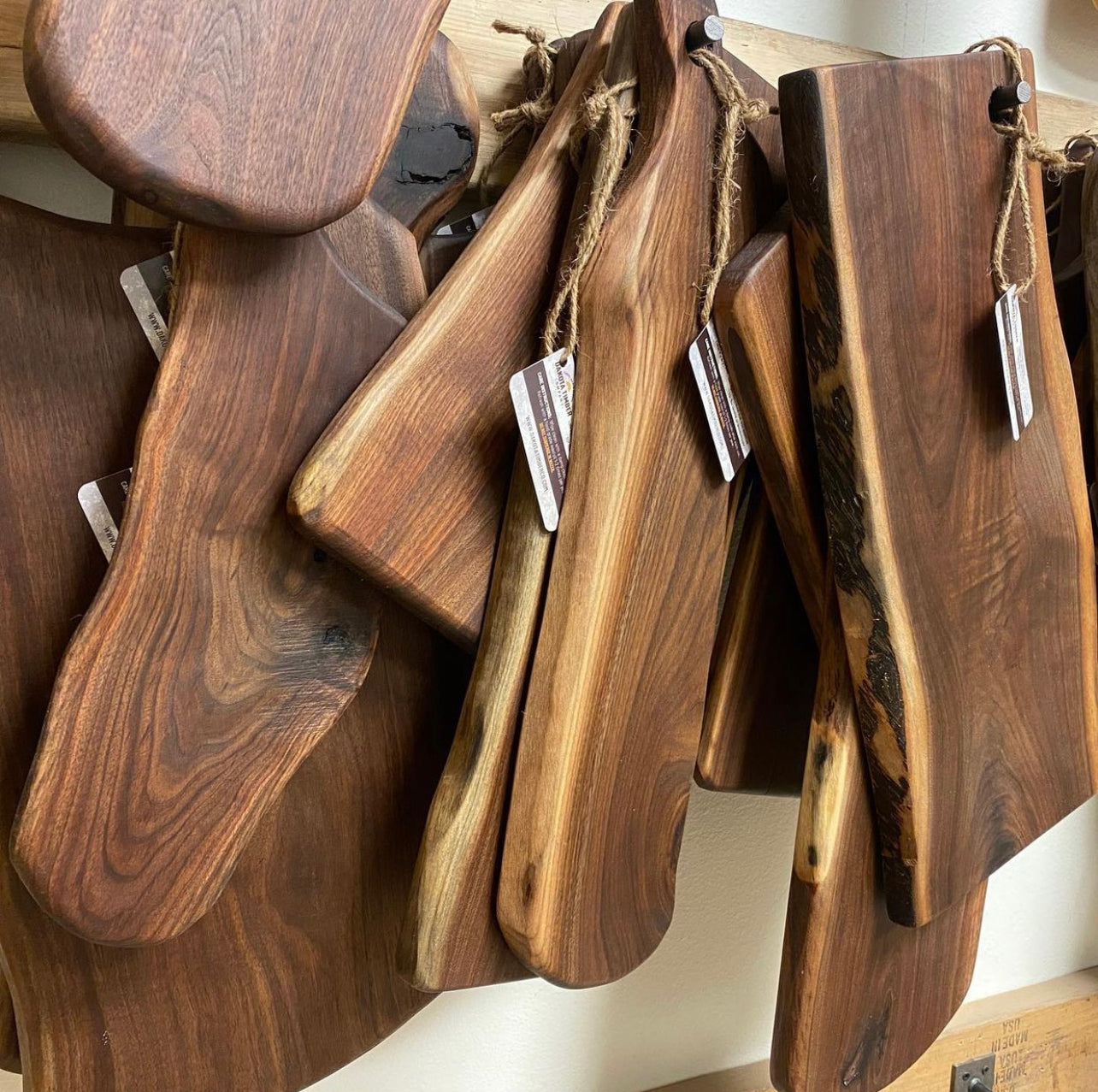 Dakota Timber Company | Black Walnut Charcuterie Cheese Boards
