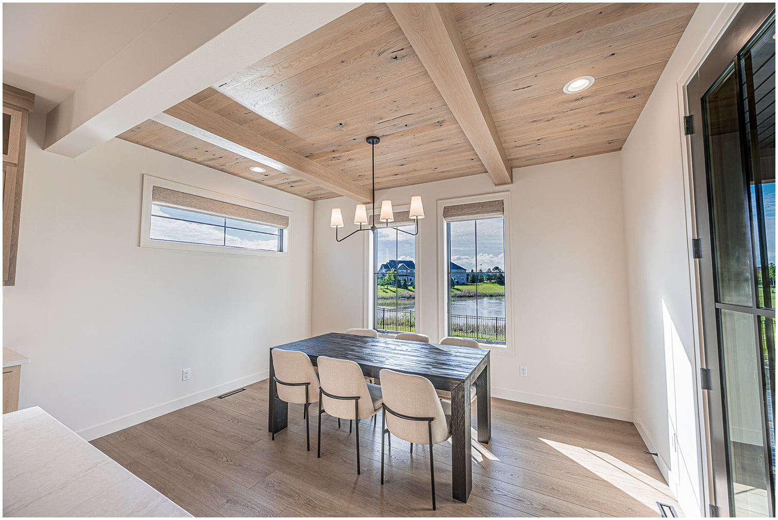 White Oak Shiplap Installation Klein Custom Homes