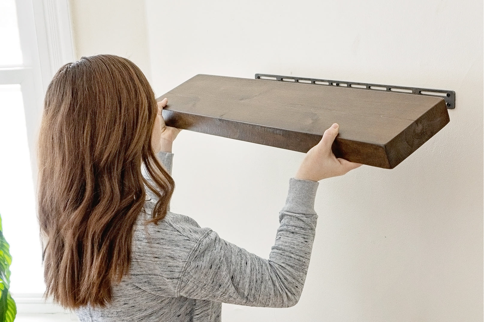 How to install floating shelves - Dakota Timber Co Floating Shelf Bracket Hardware
