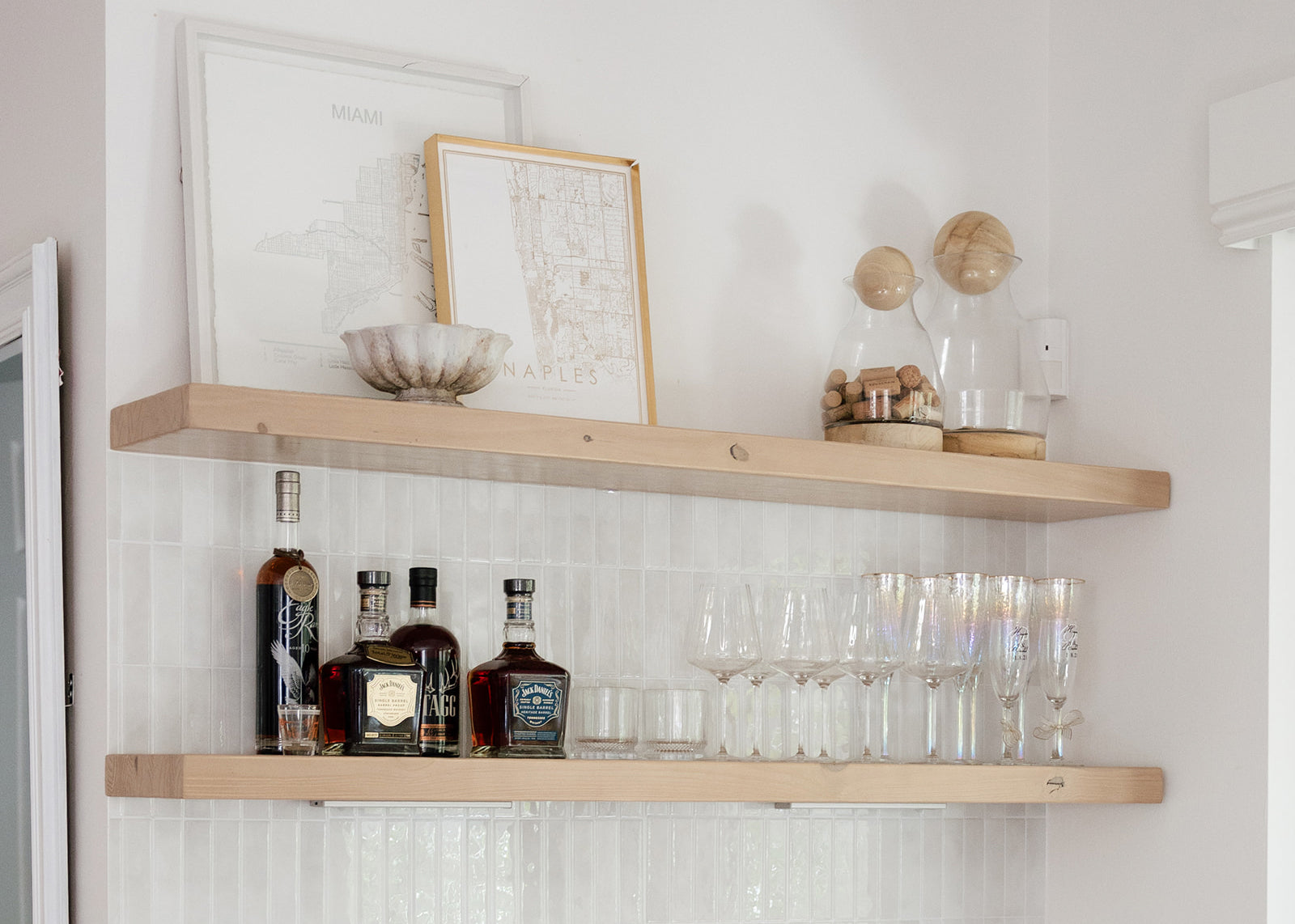 Floating Shelf Installation by RP at Home | Dakota Timber Company