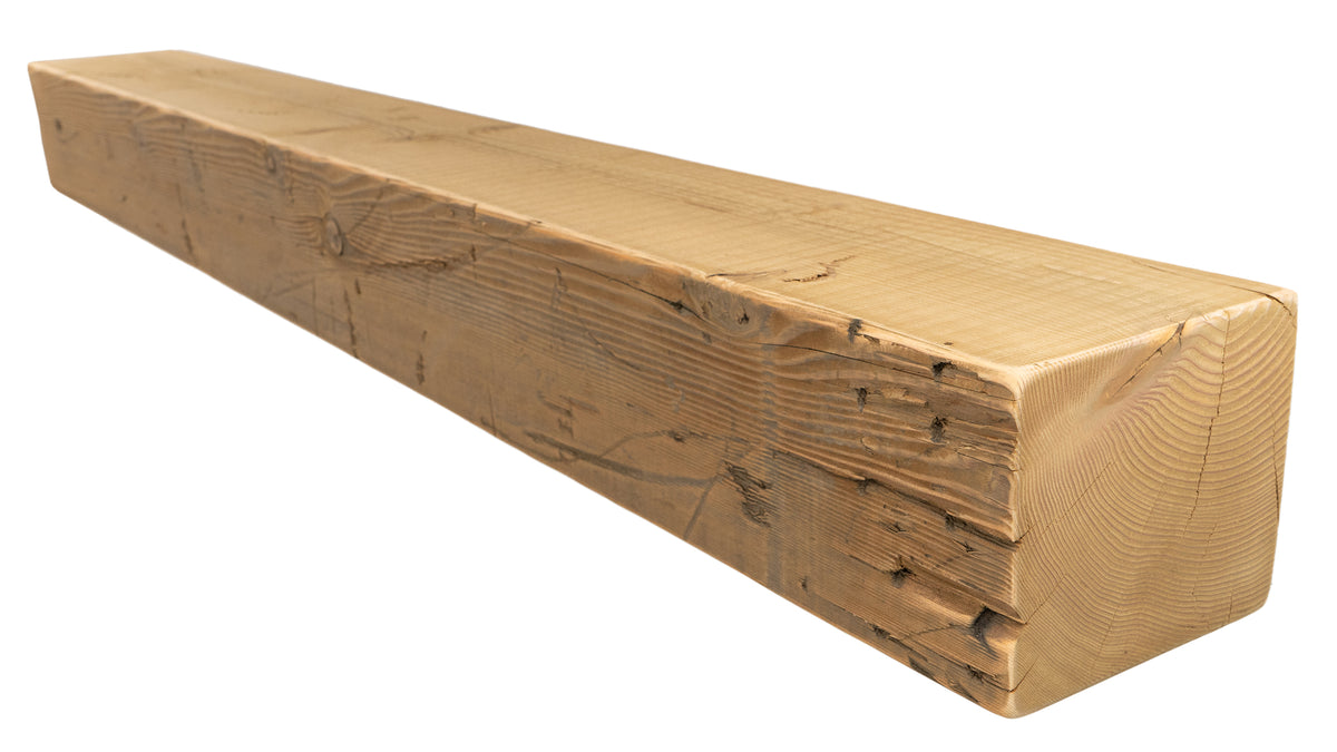 8&quot; x 9.5&quot; x 82&quot; Reclaimed Mantel - Dakota Timber Co