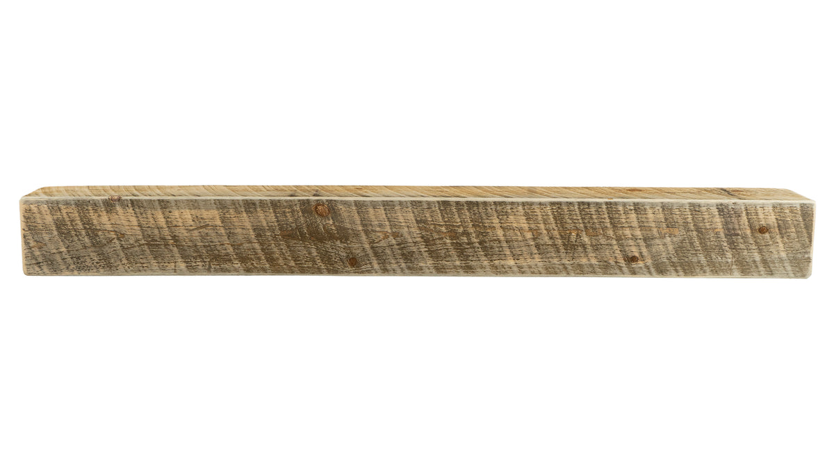 6&quot; x 6&quot; x 61&quot; Reclaimed Mantel - Dakota Timber Co