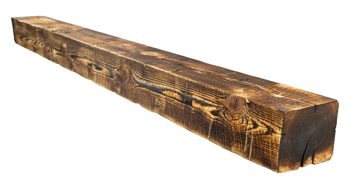 Reclaimed Wood Fireplace Mantel - Dakota Timber Co - Fireplace Mantels