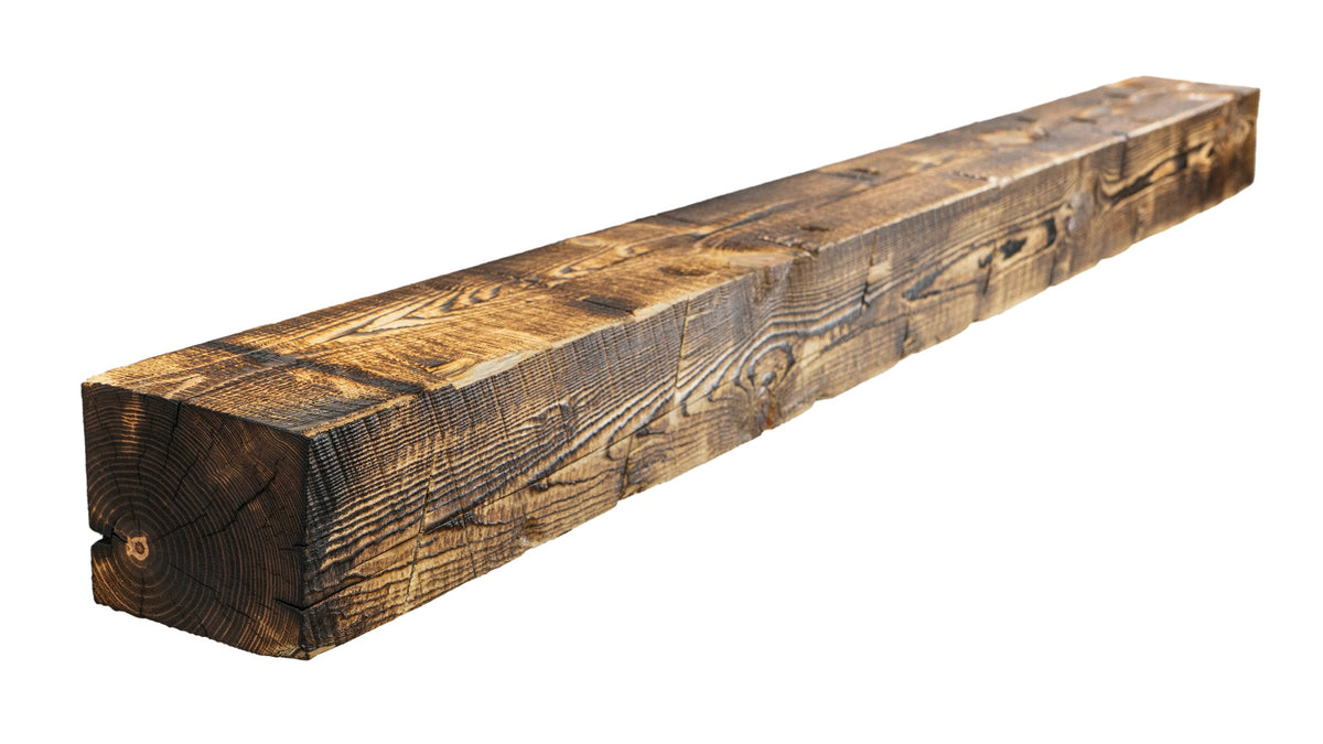 Reclaimed Wood Fireplace Mantel - Dakota Timber Co - Fireplace Mantels