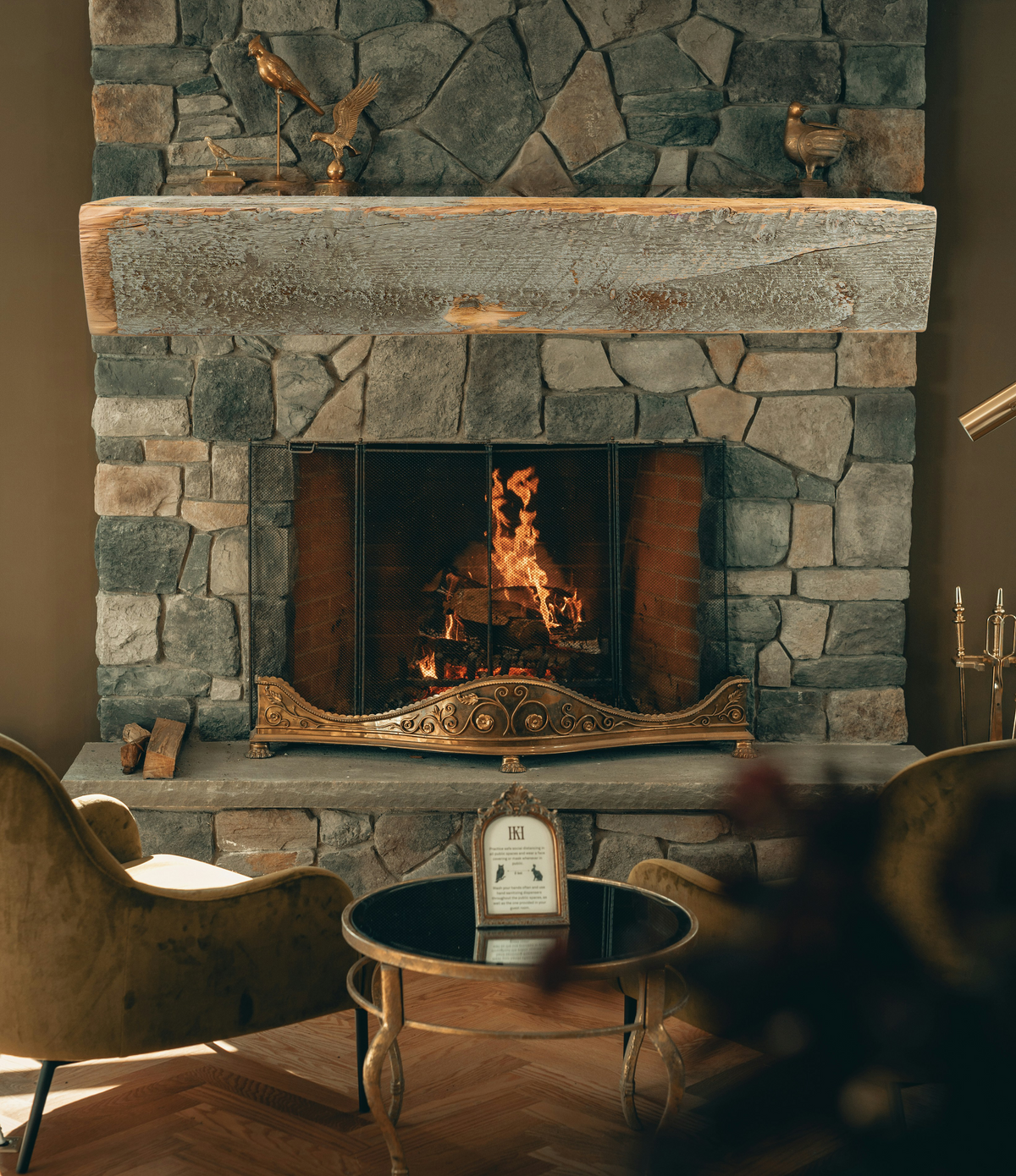 9.75&quot; x 8.75&quot; x 64&quot; Reclaimed Mantel - Dakota Timber Co
