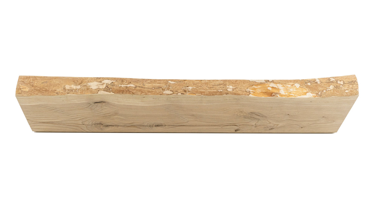 Reclaimed Live Edge Wood Fireplace Mantel - Dakota Timber Co - Fireplace Mantels