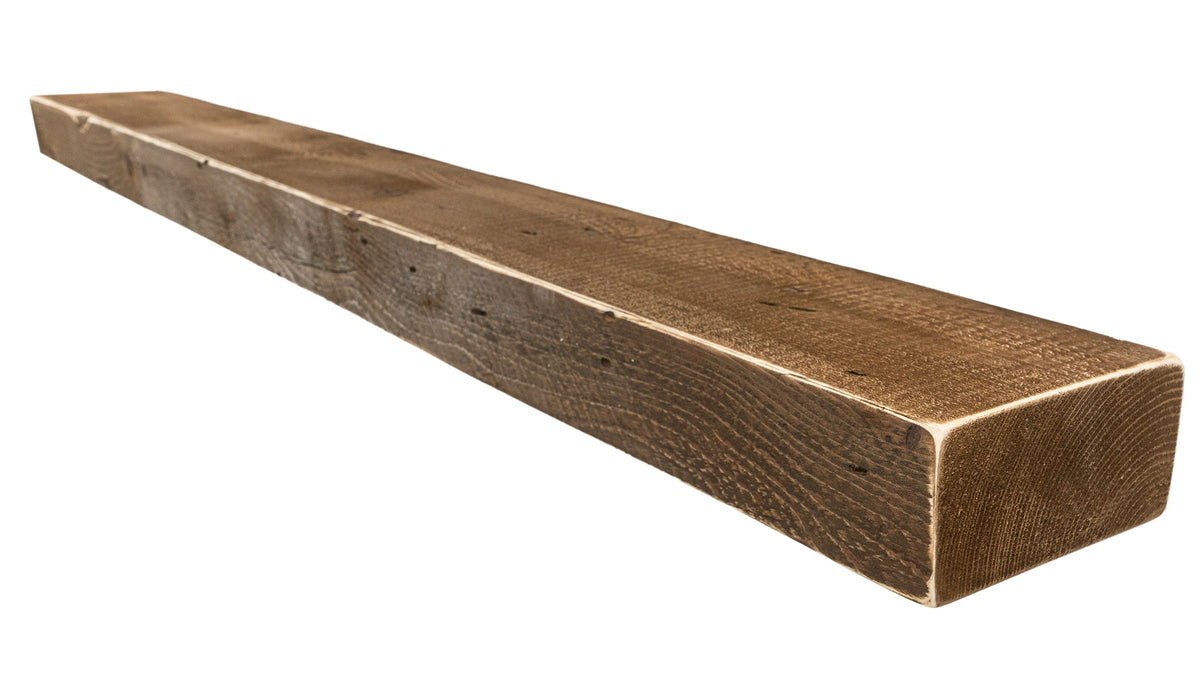 Reclaimed Wood Fireplace Mantel - Dakota Timber Co - Fireplace Mantels