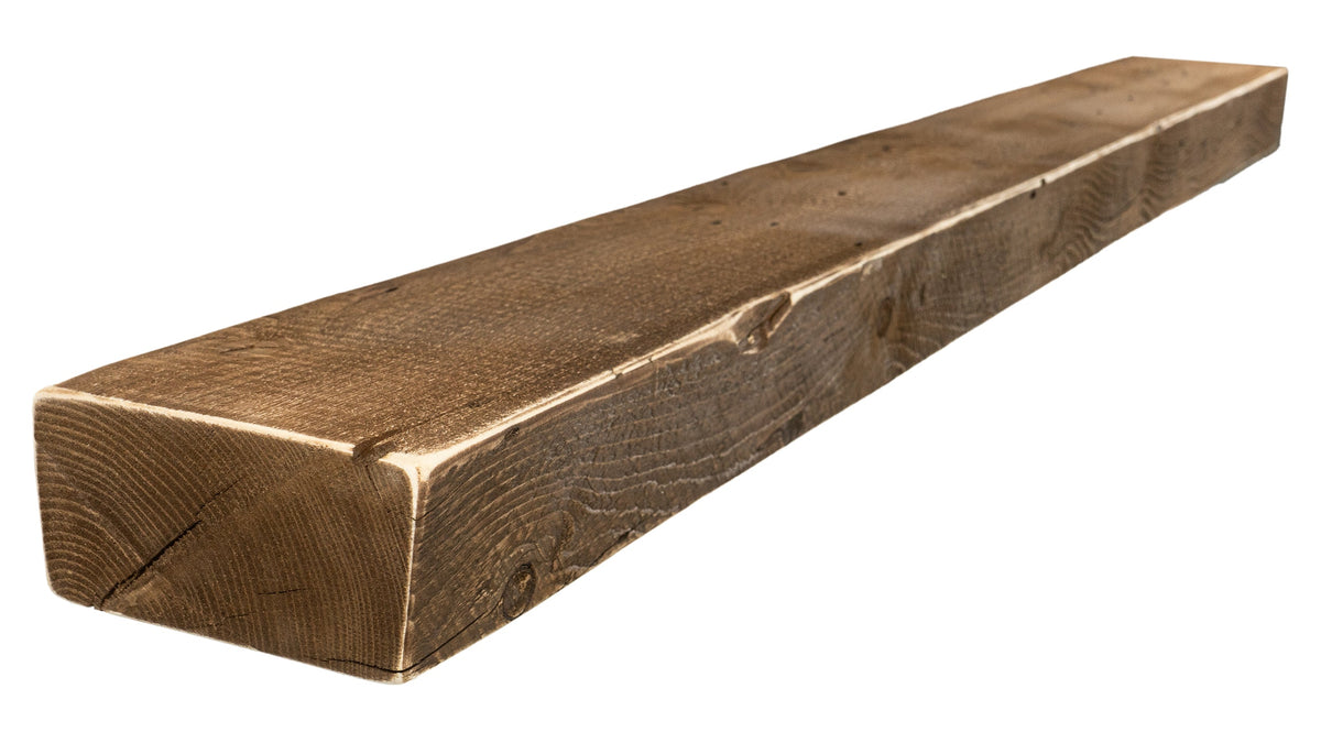 Reclaimed Wood Fireplace Mantel - Dakota Timber Co - Fireplace Mantels