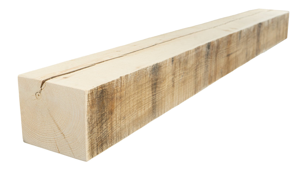 Reclaimed Wood Fireplace Mantel - Dakota Timber Co - Fireplace Mantels