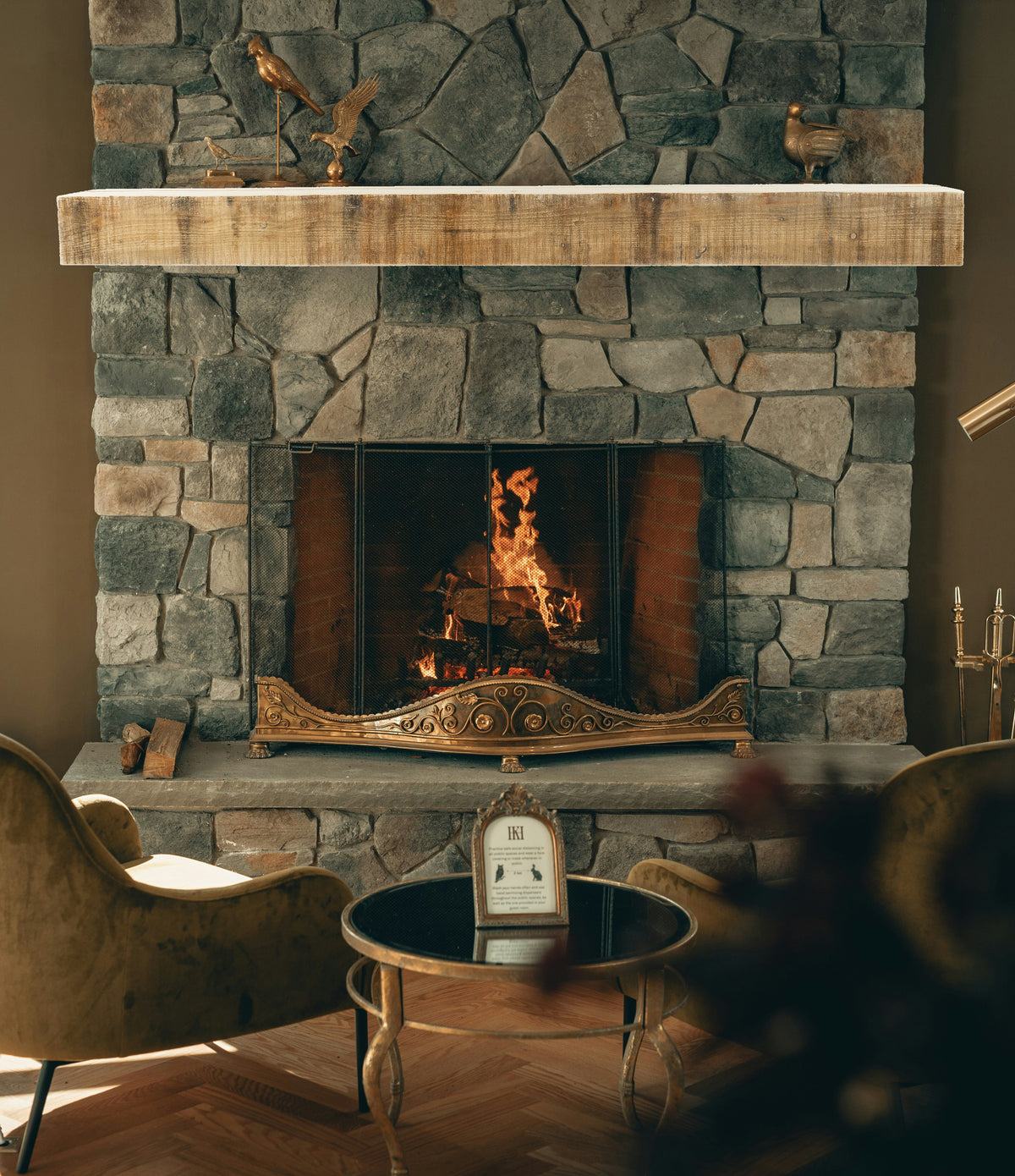 6&quot; x 7&quot; x 76&quot; Resawn Mantel - Dakota Timber Co