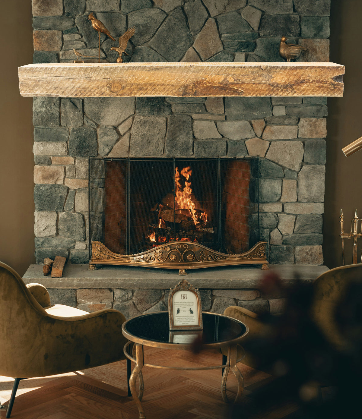 8&quot; x 9&quot; x 79&quot; Reclaimed Mantel - Dakota Timber Co