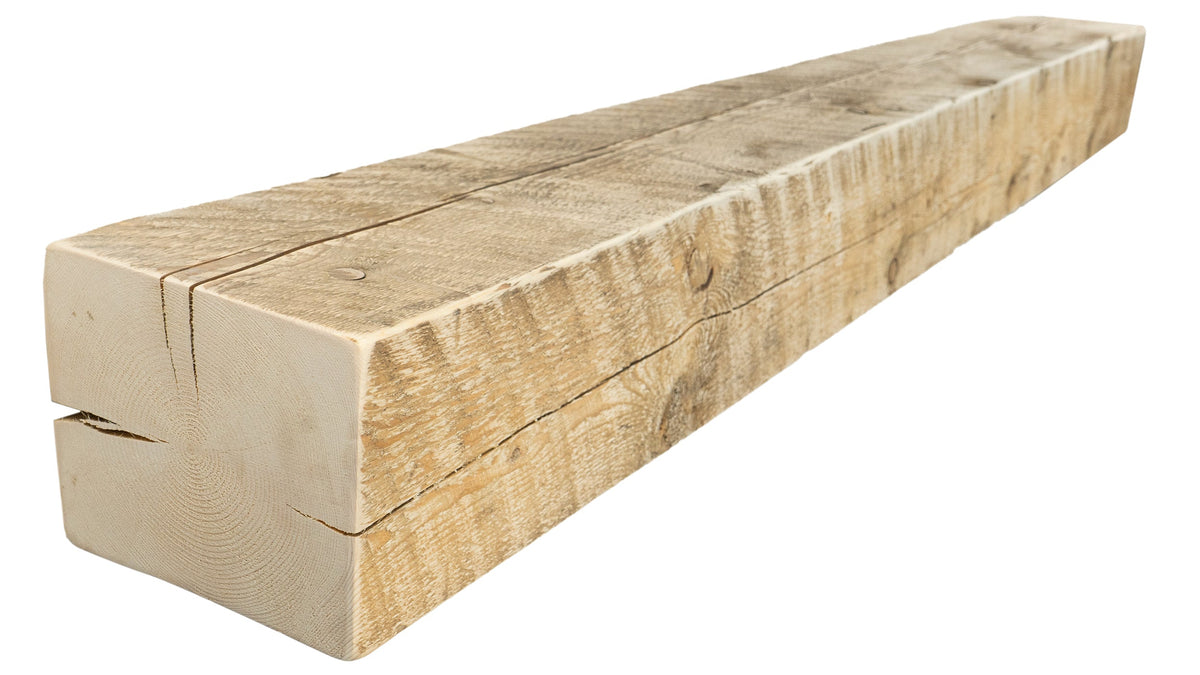 Reclaimed Wood Fireplace Mantel - Dakota Timber Co - Fireplace Mantels