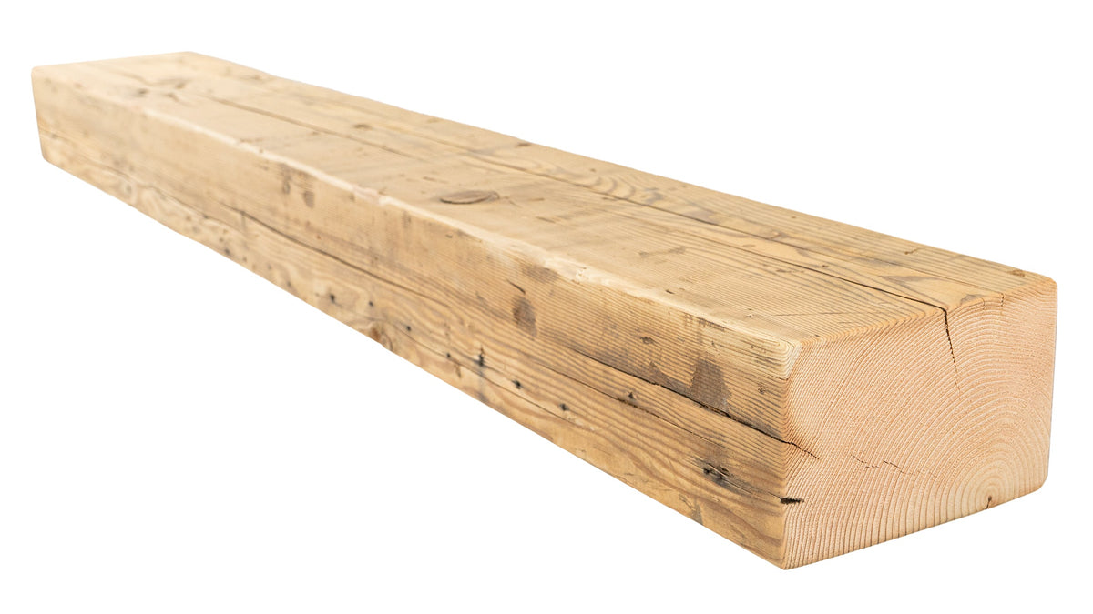 Reclaimed Wood Fireplace Mantel - Dakota Timber Co - Fireplace Mantels