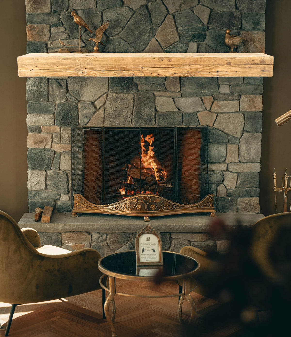5&quot; x 8&quot; x 66&quot; Reclaimed Mantel - Dakota Timber Co