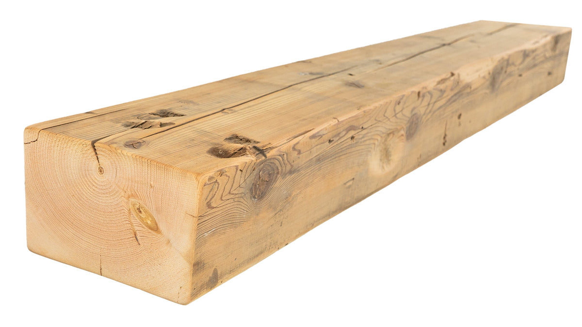 Reclaimed Wood Fireplace Mantel - Dakota Timber Co - Fireplace Mantels