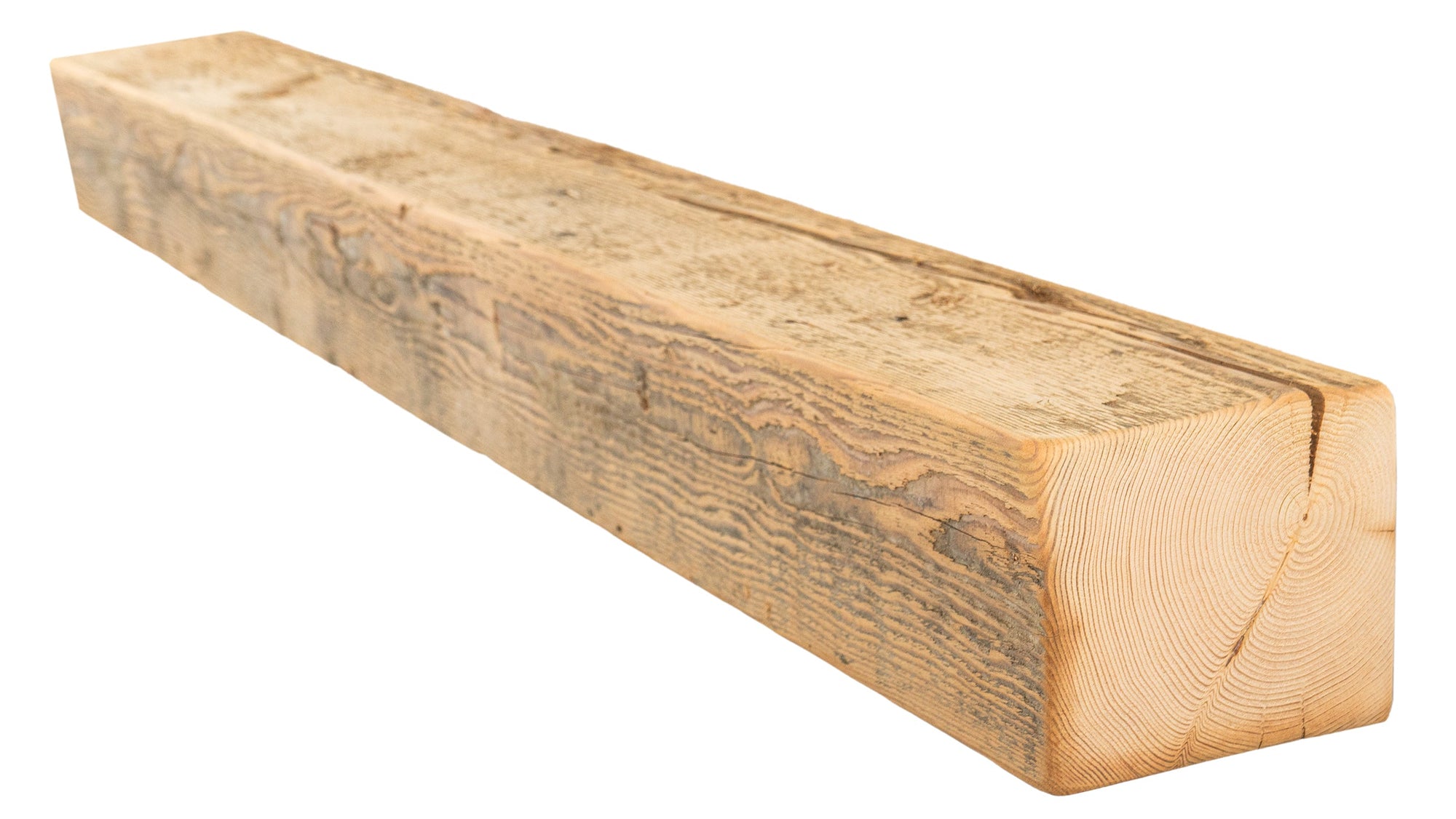 Reclaimed Wood Fireplace Mantel - Dakota Timber Co - Fireplace Mantels