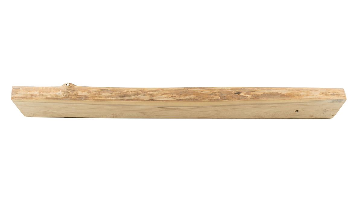 Reclaimed Live Edge Wood Fireplace Mantel - Dakota Timber Co - Fireplace Mantels