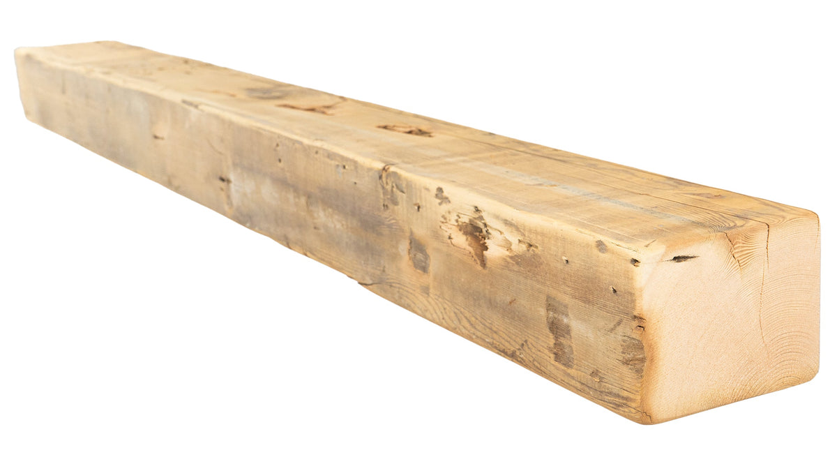 Reclaimed Wood Fireplace Mantel - Dakota Timber Co - Fireplace Mantels