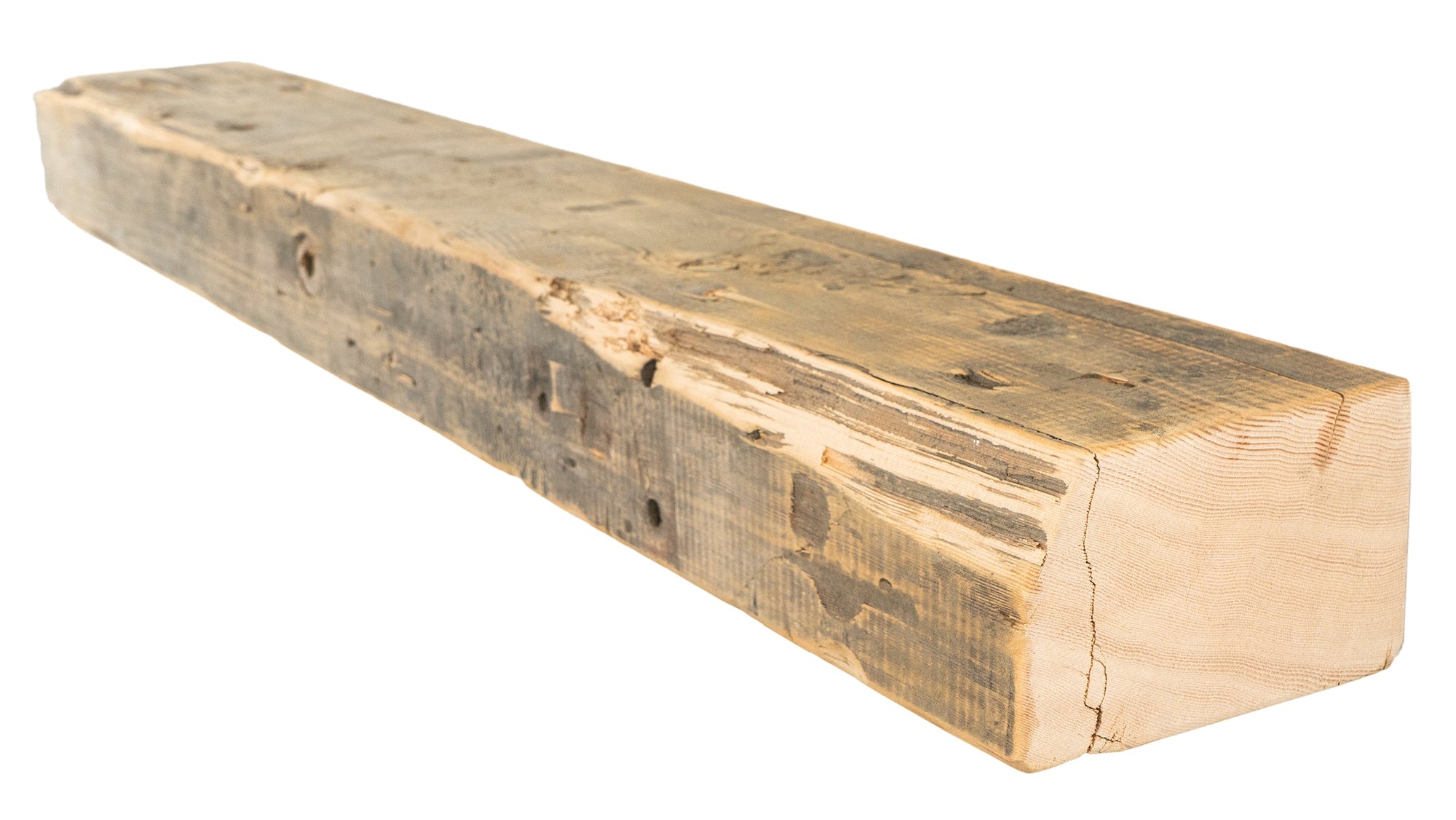 Reclaimed Wood Fireplace Mantel - Dakota Timber Co - Fireplace Mantels
