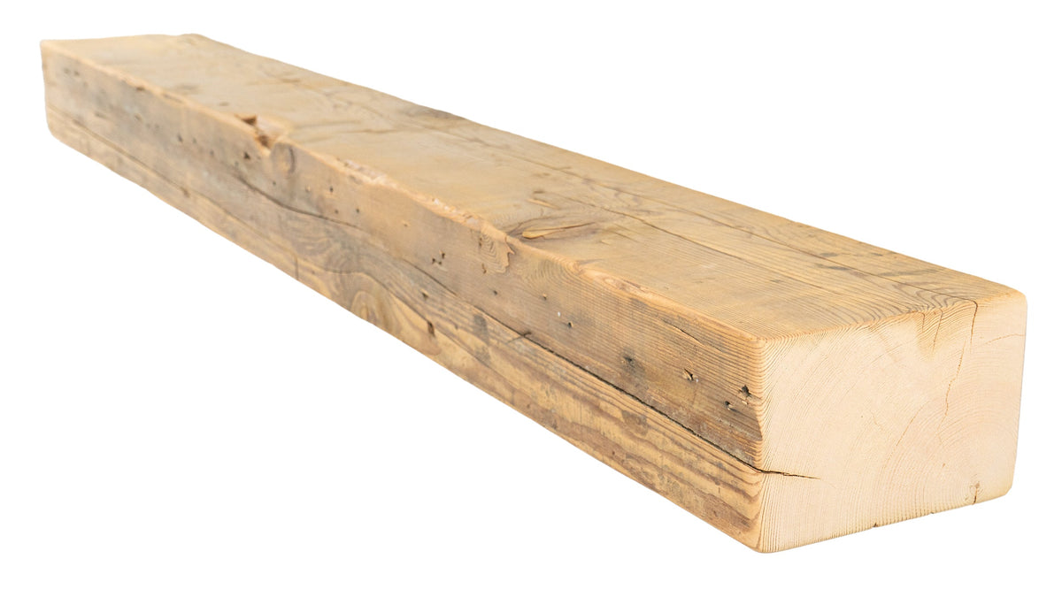 Reclaimed Wood Fireplace Mantel - Dakota Timber Co - Fireplace Mantels