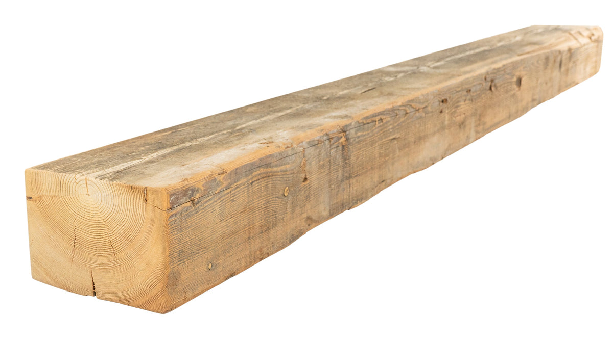 Reclaimed Wood Fireplace Mantel - Dakota Timber Co - Fireplace Mantels