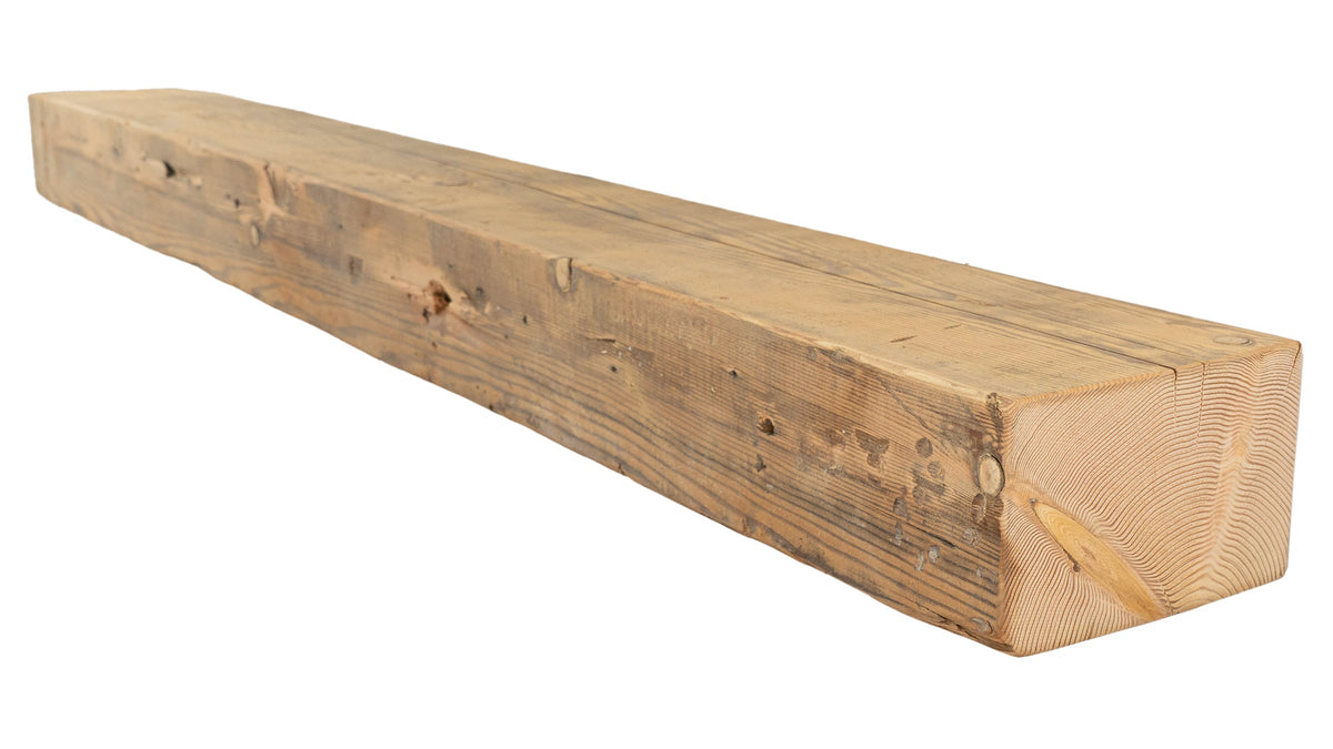 Reclaimed Wood Fireplace Mantel - Dakota Timber Co - Fireplace Mantels