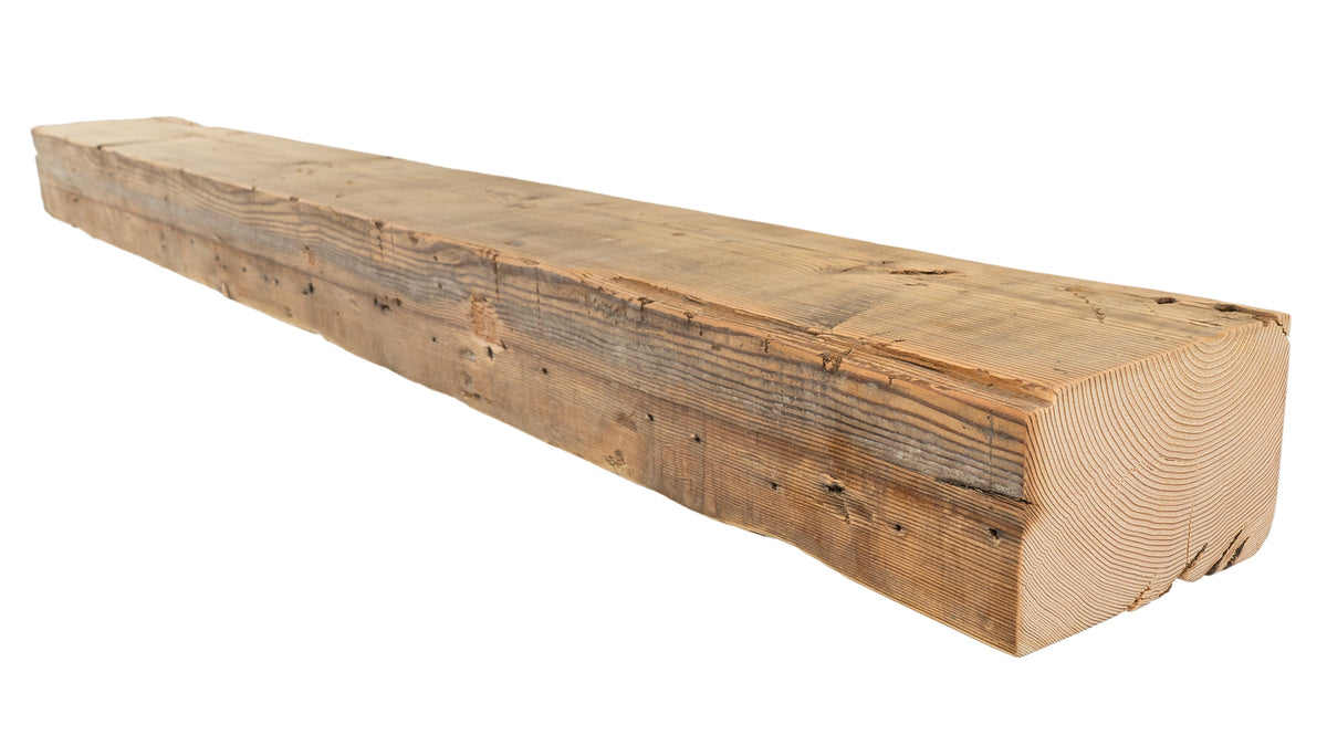Reclaimed Wood Fireplace Mantel - Dakota Timber Co - Fireplace Mantels