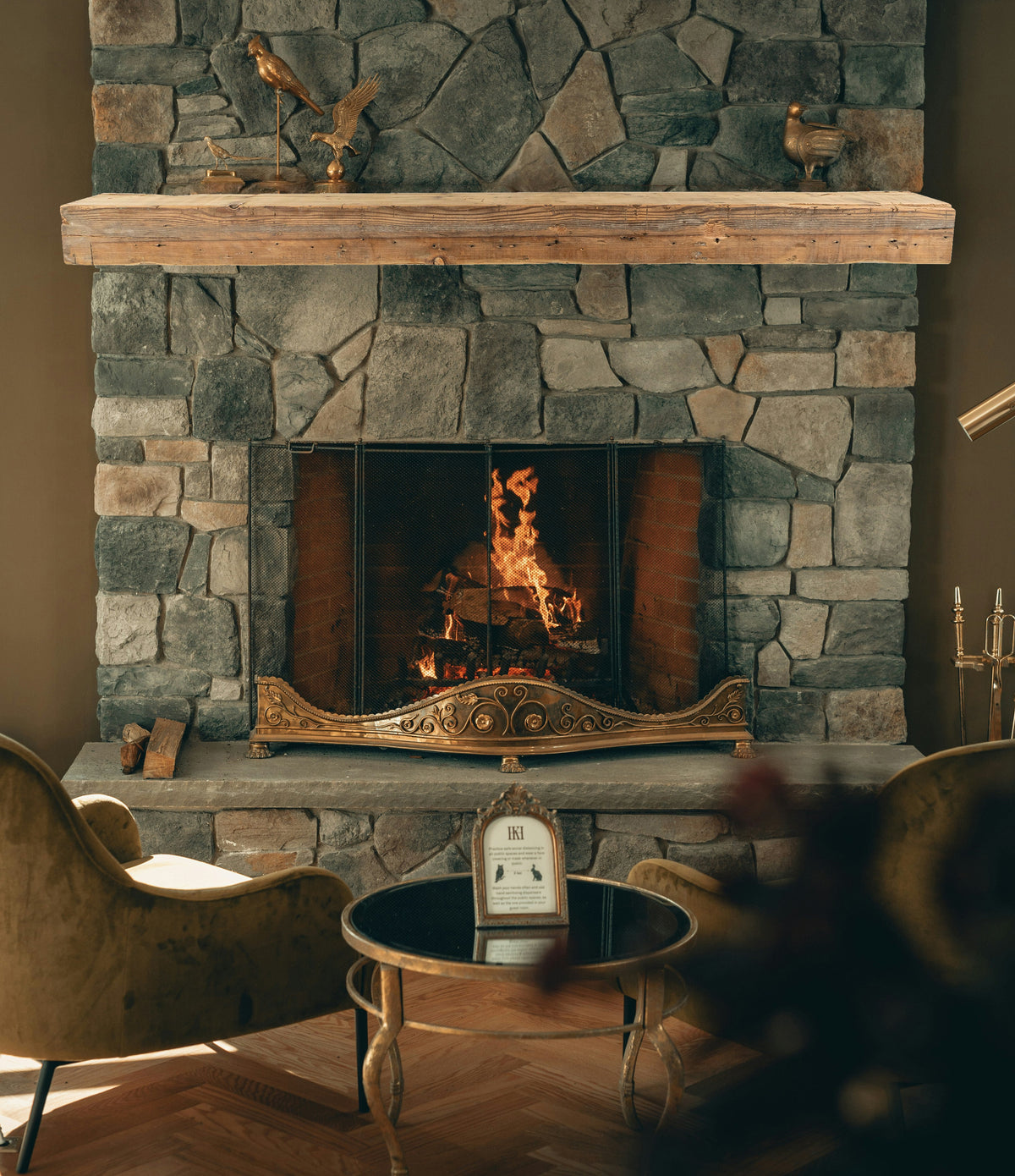 Reclaimed Wood Fireplace Mantel - Dakota Timber Co - Fireplace Mantels