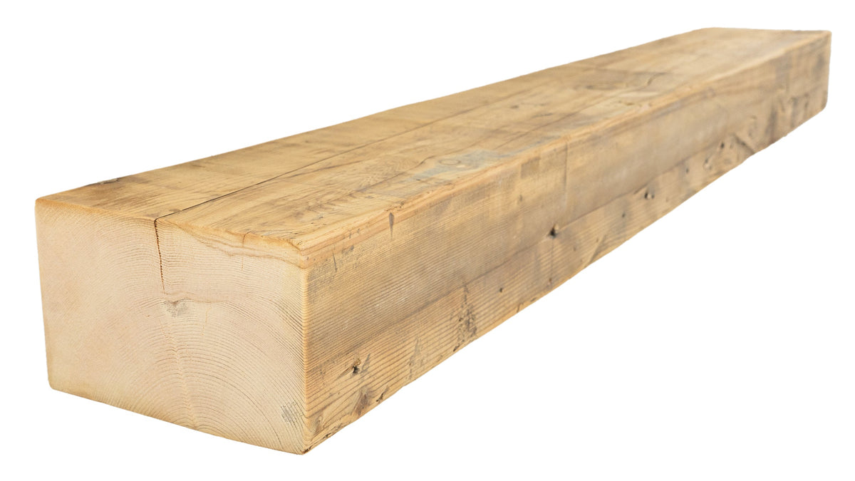 Reclaimed Wood Fireplace Mantel - Dakota Timber Co - Fireplace Mantels