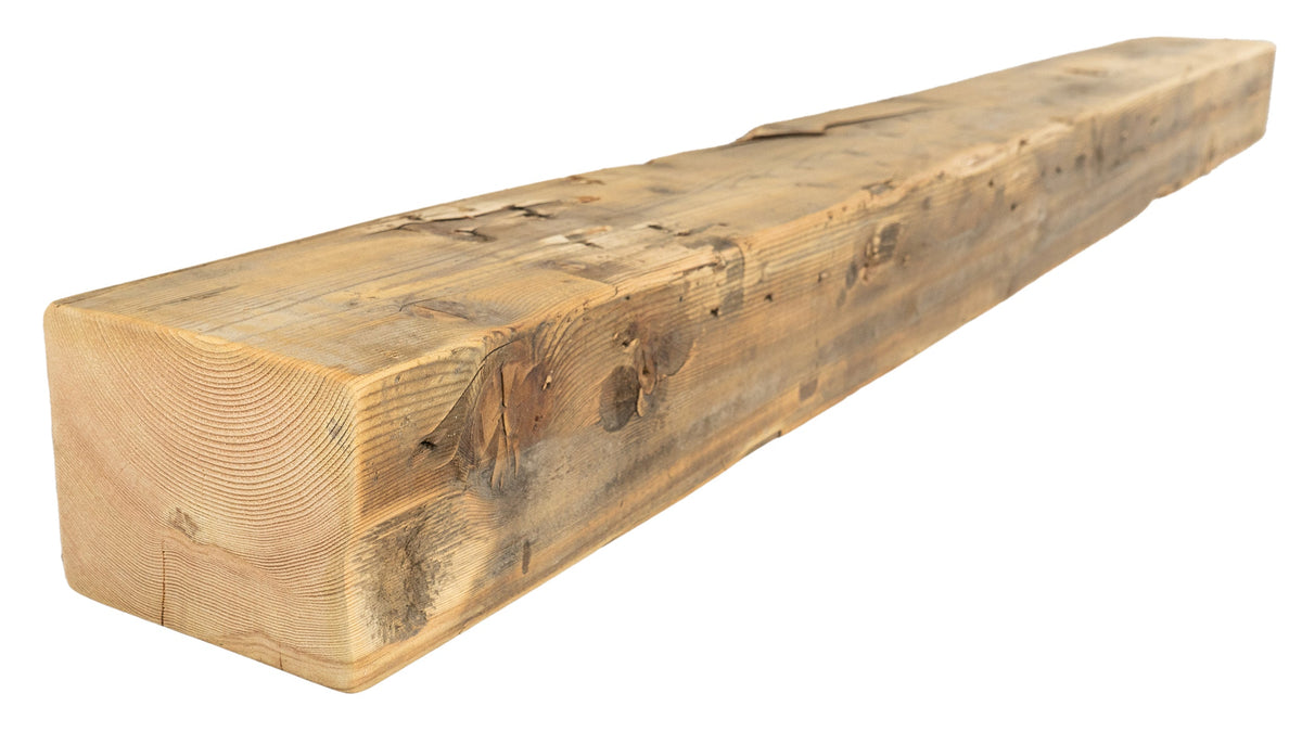 Reclaimed Wood Fireplace Mantel - Dakota Timber Co - Fireplace Mantels