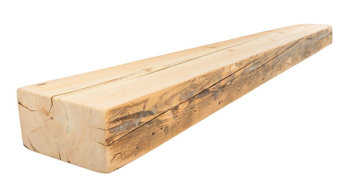 Reclaimed Wood Fireplace Mantel - Dakota Timber Co - Fireplace Mantels