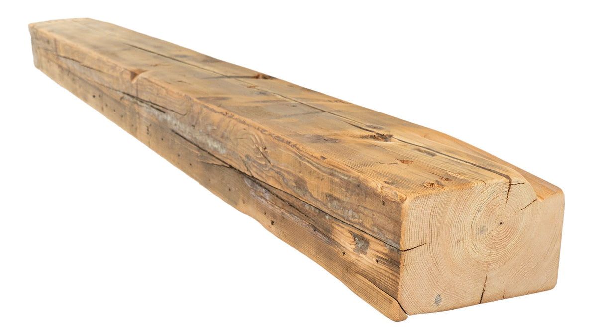 Reclaimed Wood Fireplace Mantel - Dakota Timber Co - Fireplace Mantels