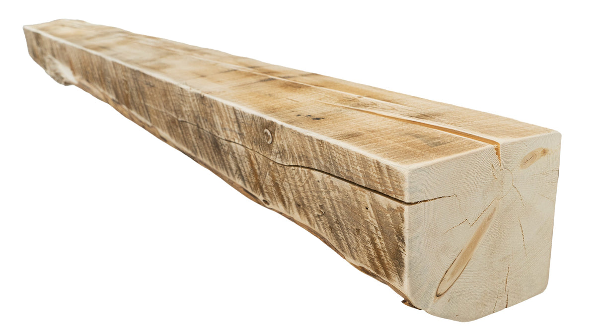 Reclaimed Wood Fireplace Mantel - Dakota Timber Co - Fireplace Mantels