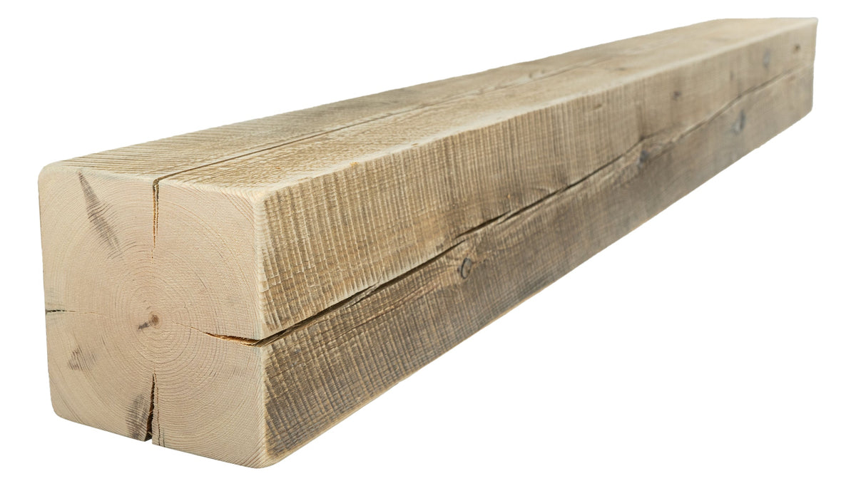 Reclaimed Wood Fireplace Mantel - Dakota Timber Co - Fireplace Mantels