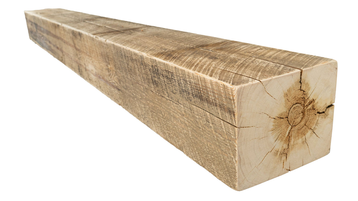Reclaimed Wood Fireplace Mantel - Dakota Timber Co - Fireplace Mantels