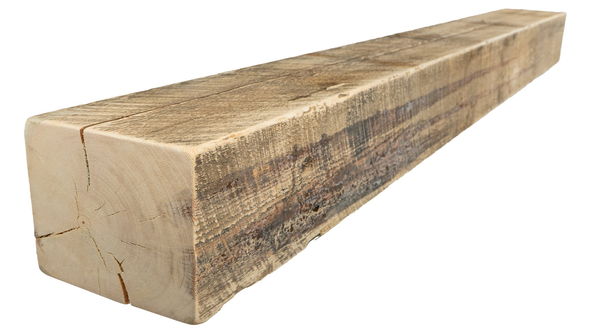 Reclaimed Wood Fireplace Mantel - Dakota Timber Co - Fireplace Mantels