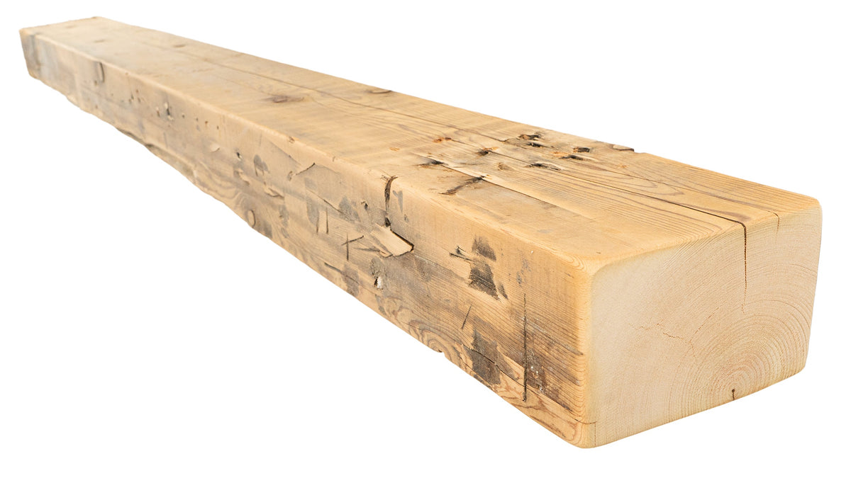 Reclaimed Wood Fireplace Mantel - Dakota Timber Co - Fireplace Mantels