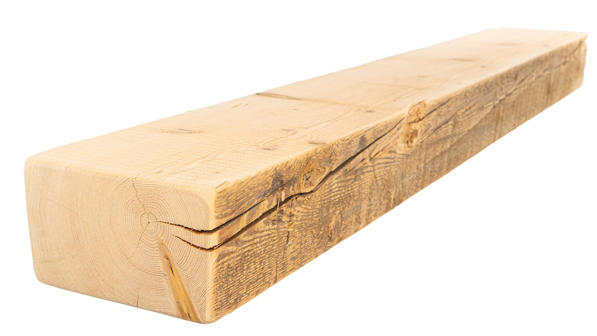 Reclaimed Wood Fireplace Mantel - Dakota Timber Co - Fireplace Mantels