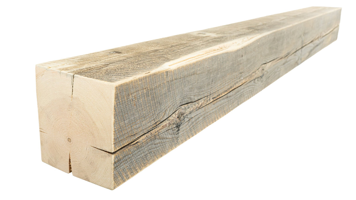 Reclaimed Wood Fireplace Mantel - Dakota Timber Co - Fireplace Mantels