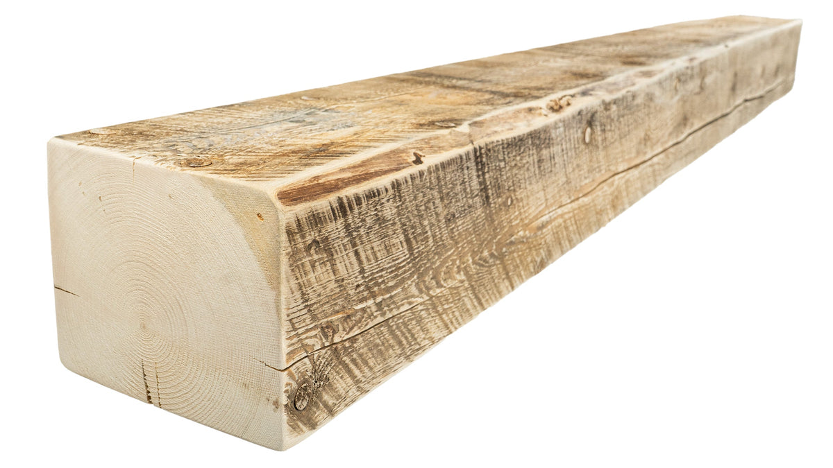 Reclaimed Wood Fireplace Mantel - Dakota Timber Co - Fireplace Mantels