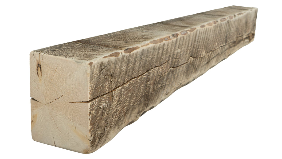 Reclaimed Wood Fireplace Mantel - Dakota Timber Co - Fireplace Mantels