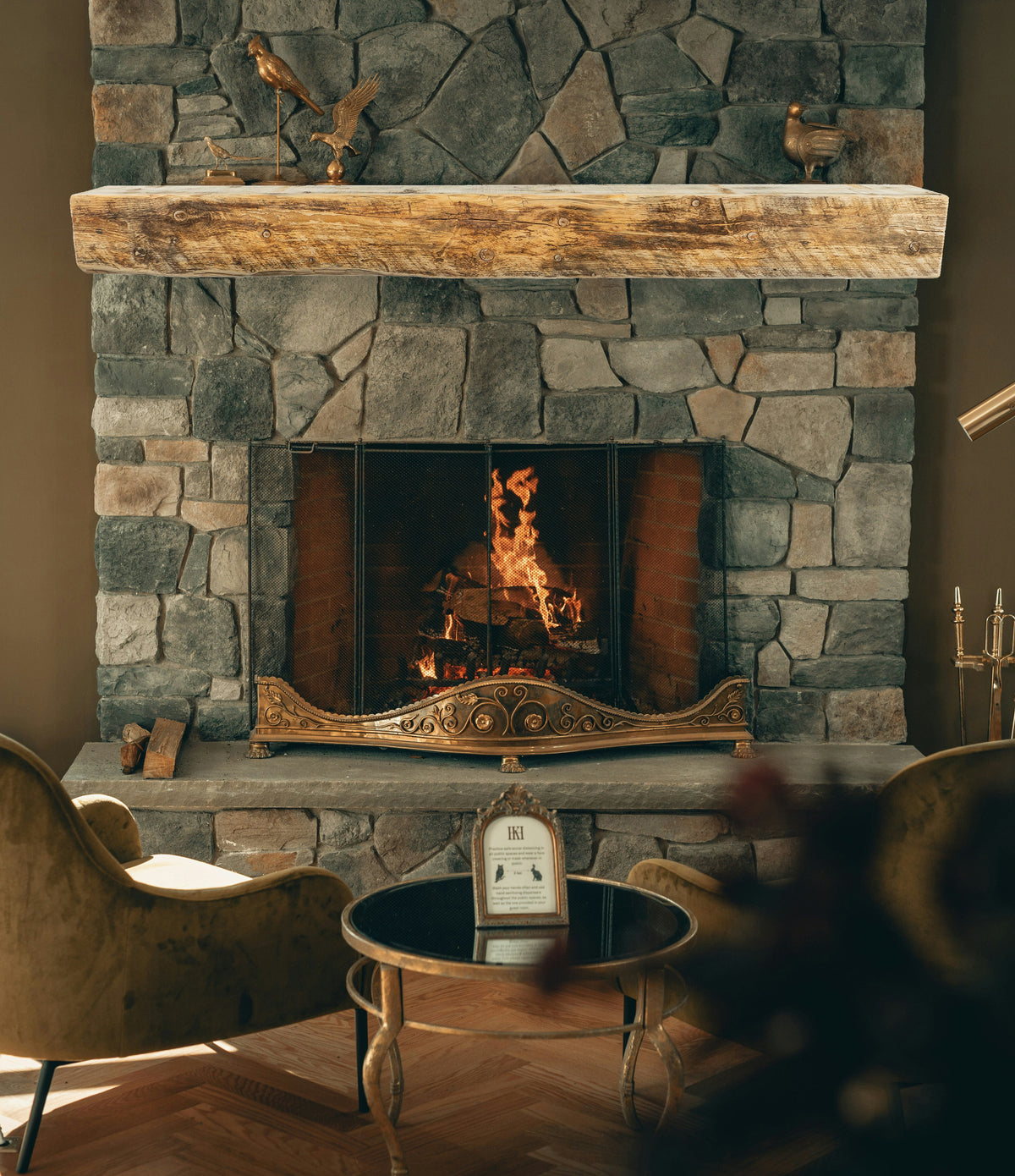 Reclaimed Wood Fireplace Mantel - Dakota Timber Co - Fireplace Mantels