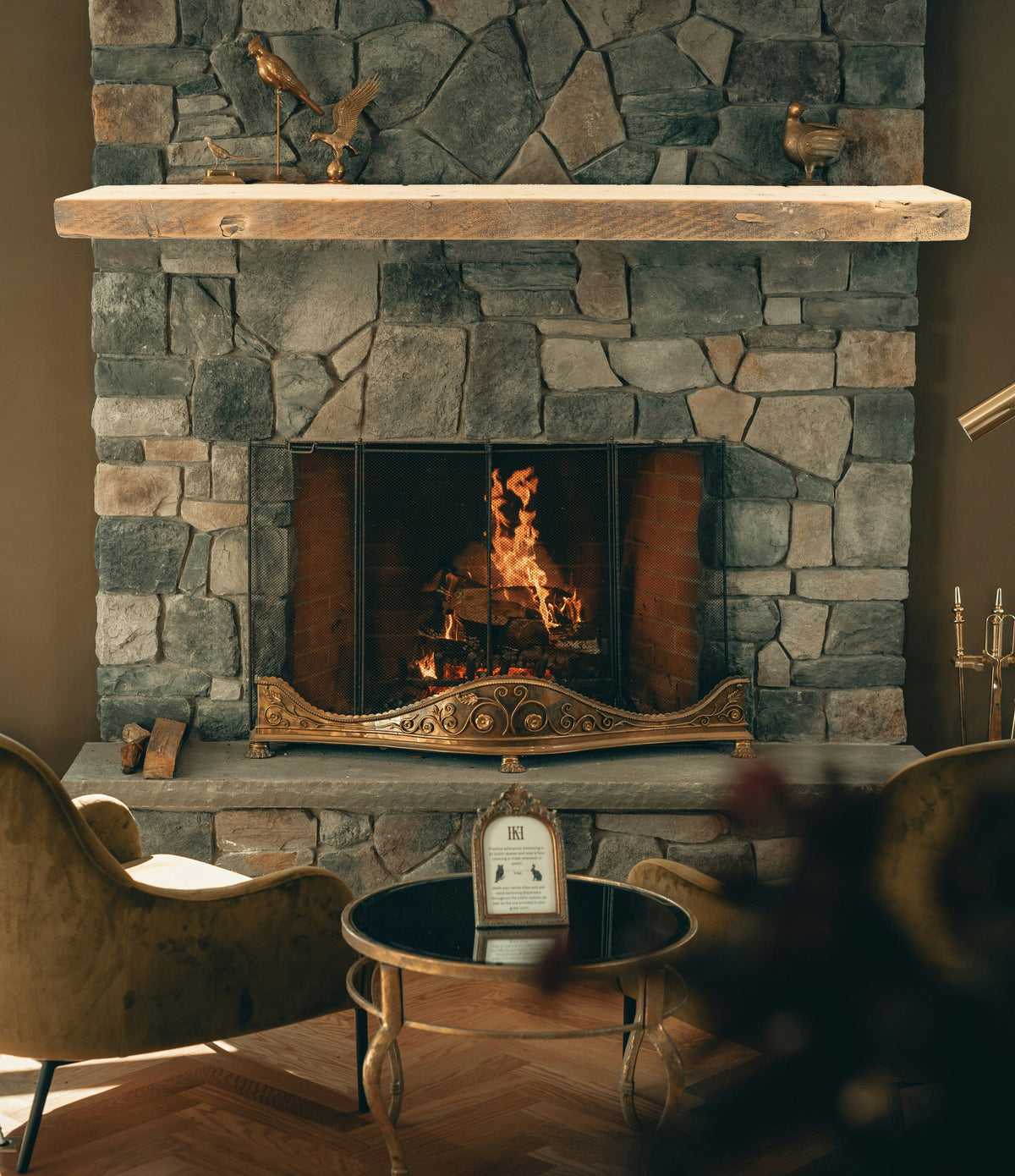 Reclaimed Wood Fireplace Mantel - Dakota Timber Co - Fireplace Mantels