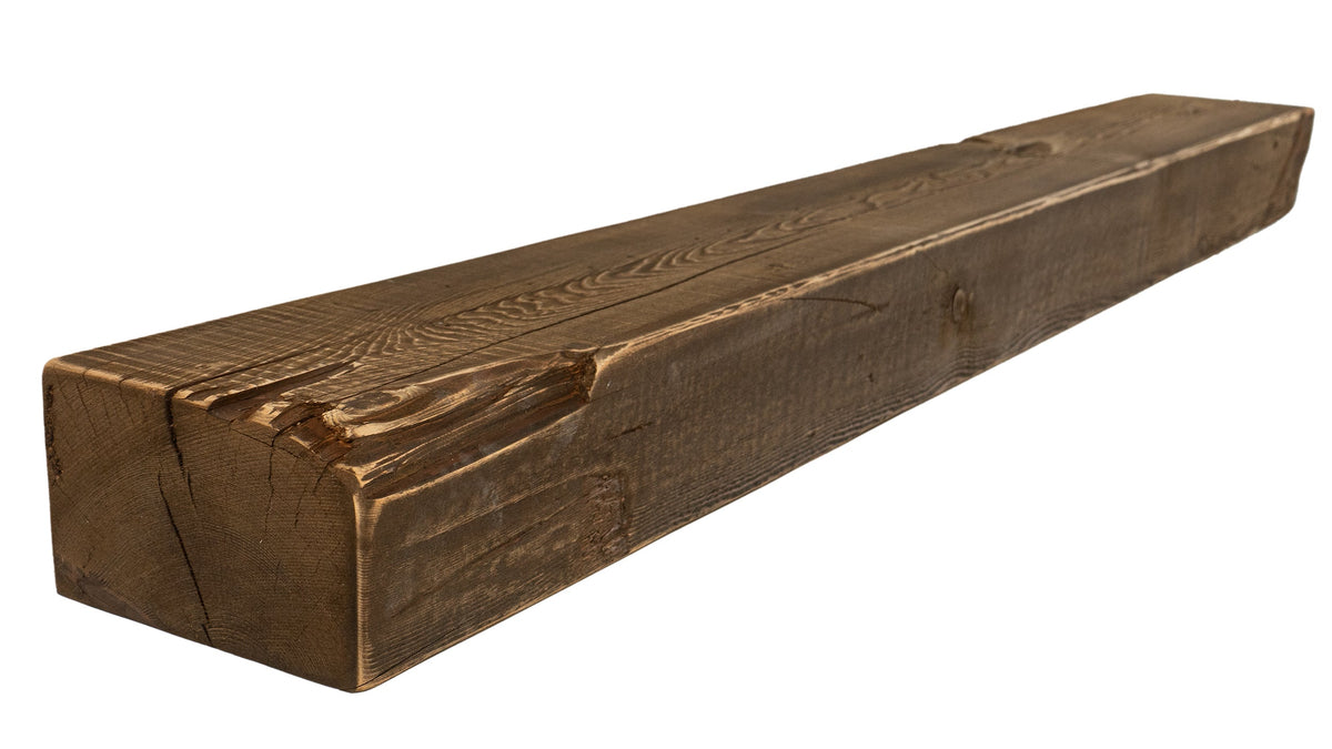 Reclaimed Wood Fireplace Mantel - Dakota Timber Co - Fireplace Mantels
