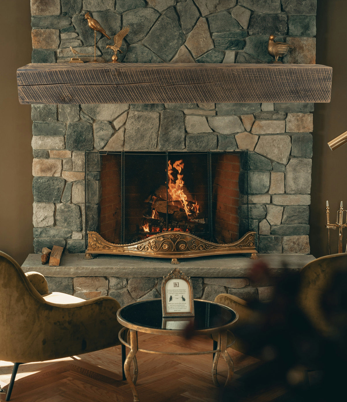 Reclaimed Wood Fireplace Mantel - Dakota Timber Co - Fireplace Mantels