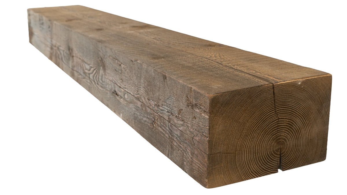 Reclaimed Wood Fireplace Mantel - Dakota Timber Co - Fireplace Mantels