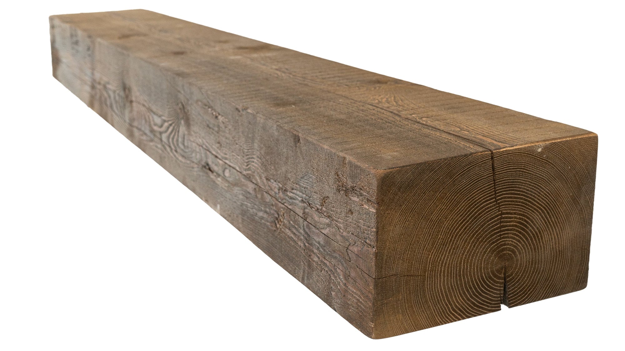 Reclaimed Wood Fireplace Mantel - Dakota Timber Co - Fireplace Mantels