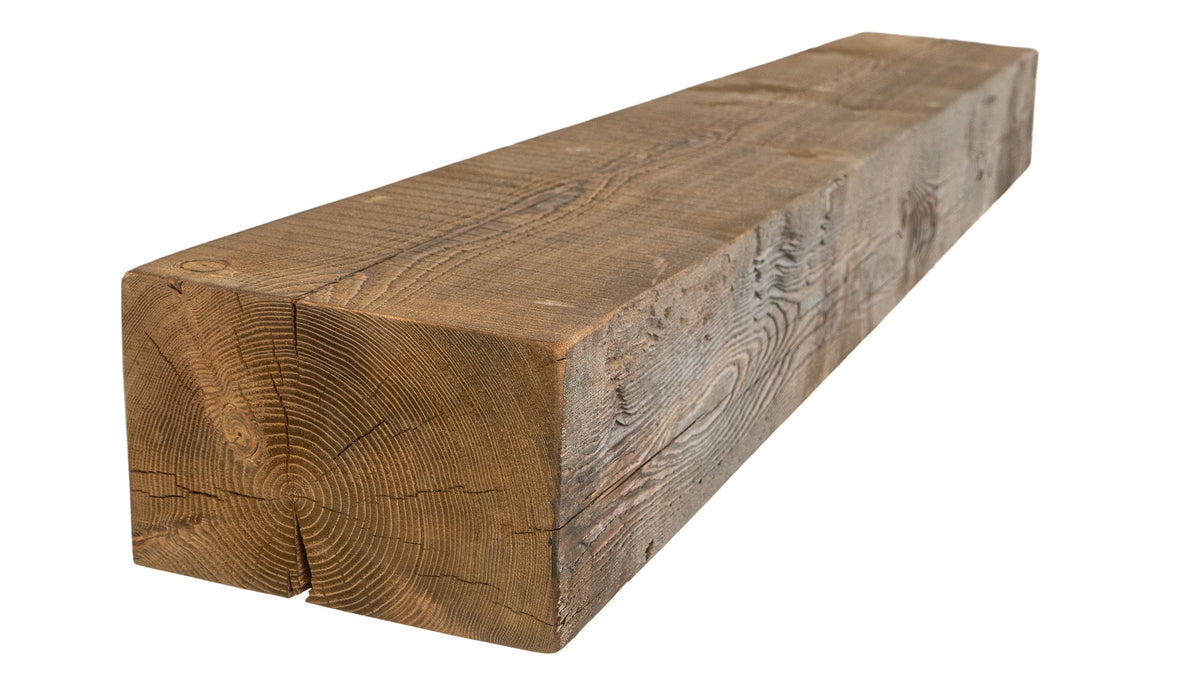 Reclaimed Wood Fireplace Mantel - Dakota Timber Co - Fireplace Mantels