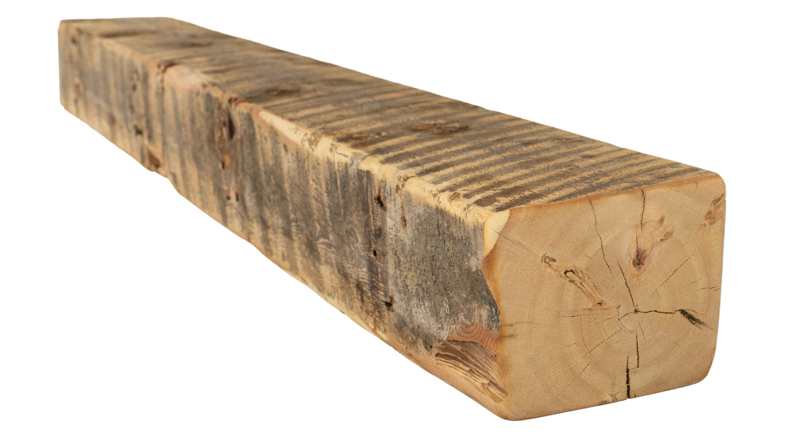 Reclaimed Wood Fireplace Mantel - Dakota Timber Co - Fireplace Mantels